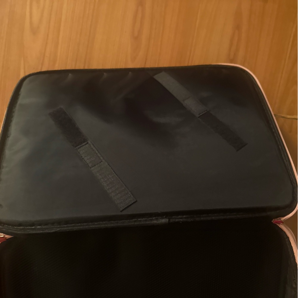 Makeup Case Large Makeup Bag Pink Professional Tr… - image 3